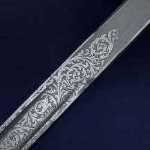 British WW1 Infantry Officers Sword of Captain Charles Roydon Brown MC MID, Essex Regt, KIA France 1917 40